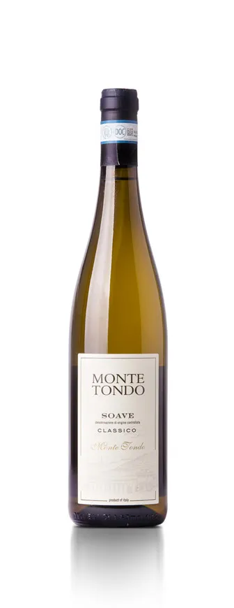 MONTETONDO SOAVE DOC CLASSICO Srew Cap -100% Garganega, mineral aroma's kalkheuvels, 2,1g/l zuccheri, 12,5% alc.