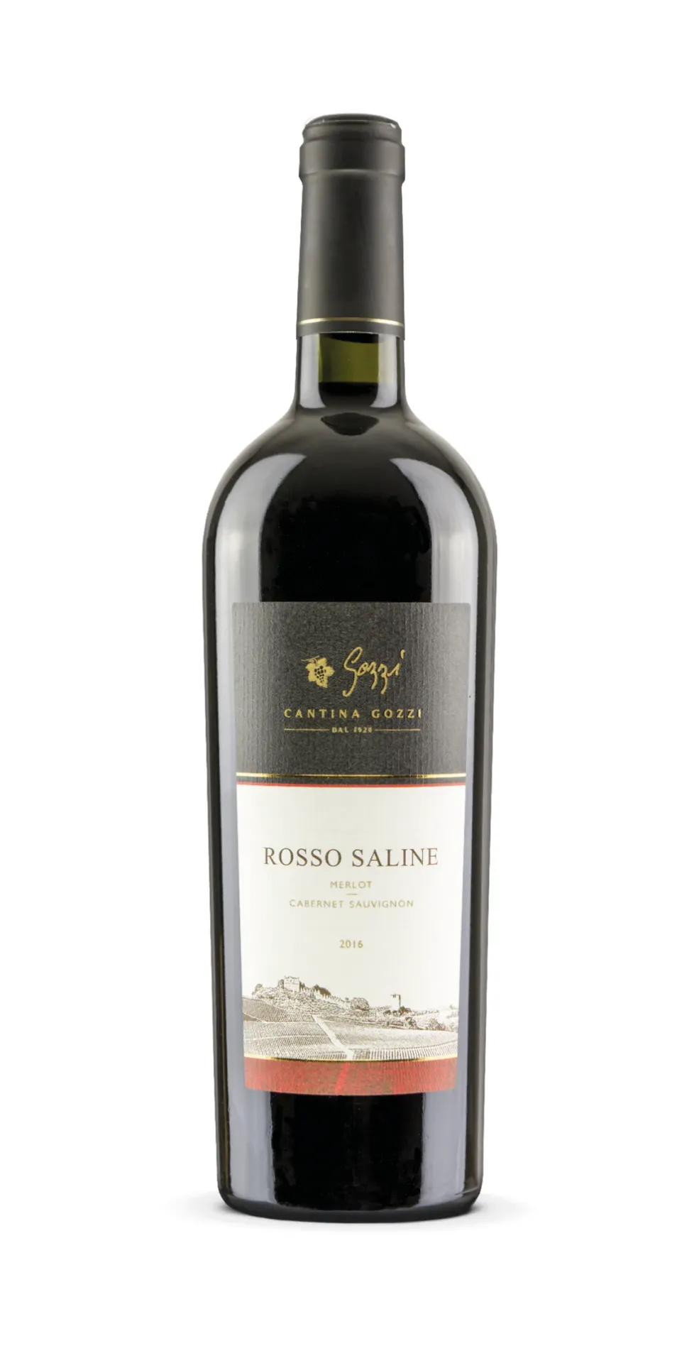 [054015] GARDA ALTO MINCIO IGP ROSSO ROSSO SALINE - 50% Merlot,  50% Cabernet Sauvignon  - 14% alc.