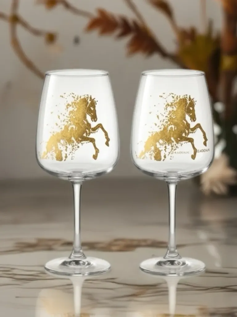 2 glazen Caballo Oro