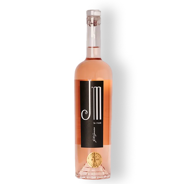 J’M Rosé – Vin de France - 13%		 Cabernet Sauvignon, Castet